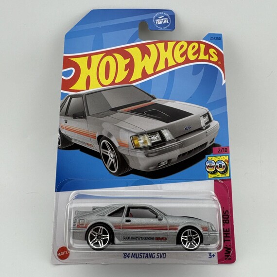 Hot Wheels 1984 Mustang SVO The 80's Series Silver Collector's Edition
