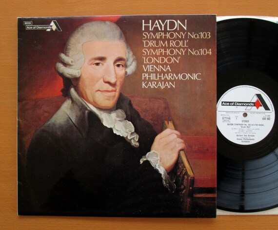 Haydn Symphony 103 & 104 London Karajan 1970 SDD 362 Decca Ace Of DiamondsVinyl LP (12") Christmas Gift Ideas