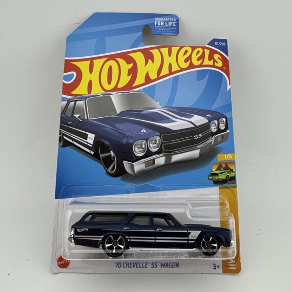 Hot Wheels 1970 Chevelle SS Wagon HW Wagons Blue Collector's Edition
