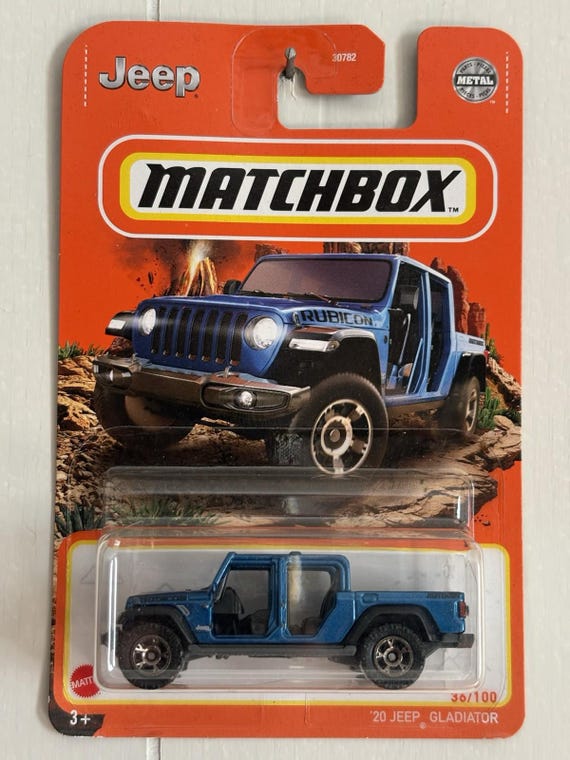 Matchbox Jeep Gladiator Rubicon Off Road 4x4 Diecast SUV Blue Collector's Edition