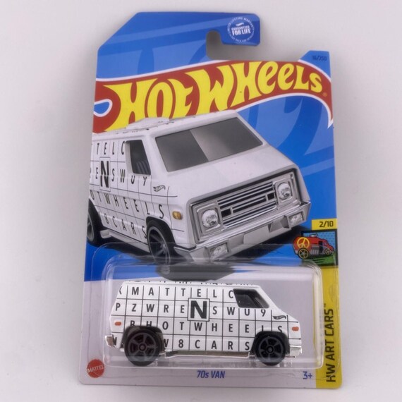 Hot Wheels 1970's Van Delivery N Hw Art Cars White Collector's Edition