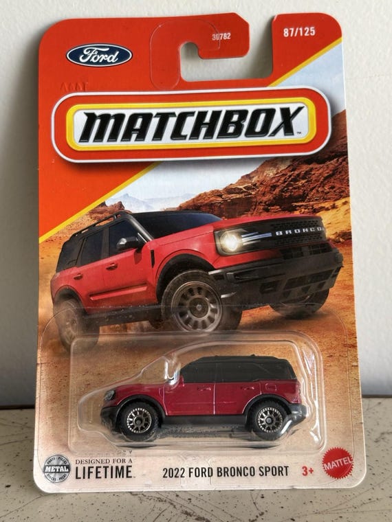 Matchbox Ford Bronco Sport Off Road Mountain - Red - Collector's Edition