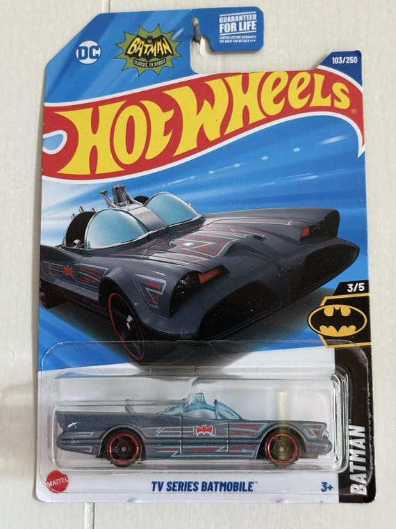 Hot Wheels Batman TV Series Batmobile - Grey - Collector's Edition