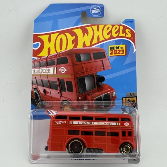 Hot Wheels Trouble Decker London Bus HW Metro Red Collector's Edition
