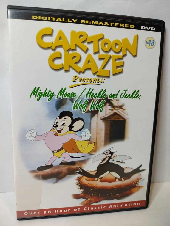 Cartoon Craze Presents - Mighty Mouse/Heckle Jeckle (DVD, 2006) Vintage Cartoons