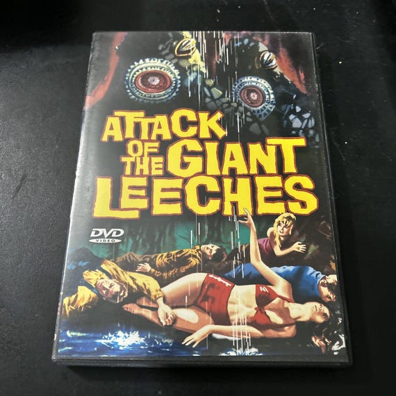 Vintage 2000s Attack of the Giant Leeches DVD Horror 1959 B Movie Camp Sci Fi