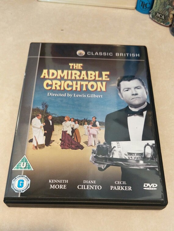 The Admirable Crichton (Comedy 1957) Kenneth More Diane Cilento DVD Perfect Birthday Gift