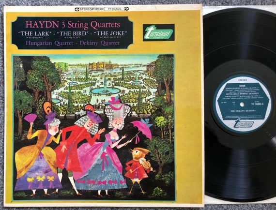 Haydn - 3 String Quartets - Hungarian Quartet - Turnabout Stereo - TV 34062S LP (12") s