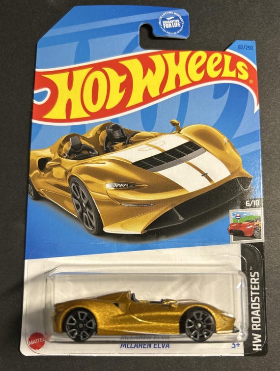 Hot Wheels McLaren Elva - HW Roadsters Gold Collector's Edition
