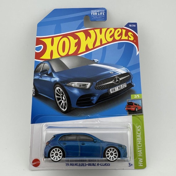 Hot Wheels Mercedes Benz A Class Hw Hatchbacks Blue Collector's Edition