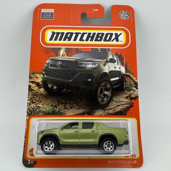Matchbox Toyota Hilux Pickup Off Road Mountain Olive Green Collector's Edition