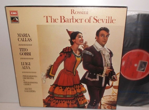 Rossini's Barber of Seville Vinyl LP - Philharmonia Orchestra, 1974