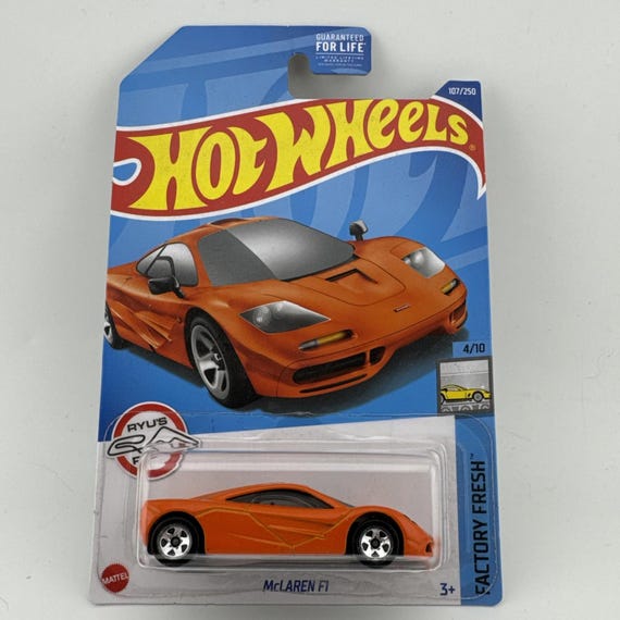 Hot Wheels McLaren F1 HW Factory Fresh Orange Collector's Edition