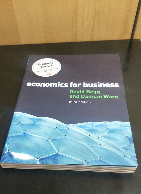 Economics for Business by Damian Ward 3th Edition Paperback Christmas Gift McGraw-Hill Higher Education