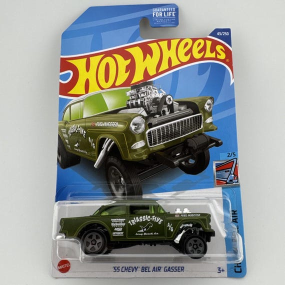 Hot Wheels 1955 Chevy Bel Air Gasser Hw Chevy Bel Air Series Green Collector's Edition