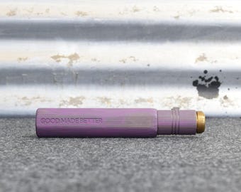 Jester Fountain Pen: A pocket sized artisan ebonite pen with hand carved texturing