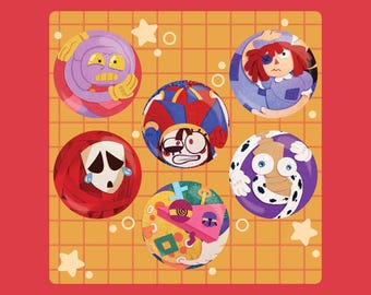 TADC Ball Pinback Buttons