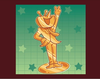 Figura de acrílico "Golden" del Sr. Tenna