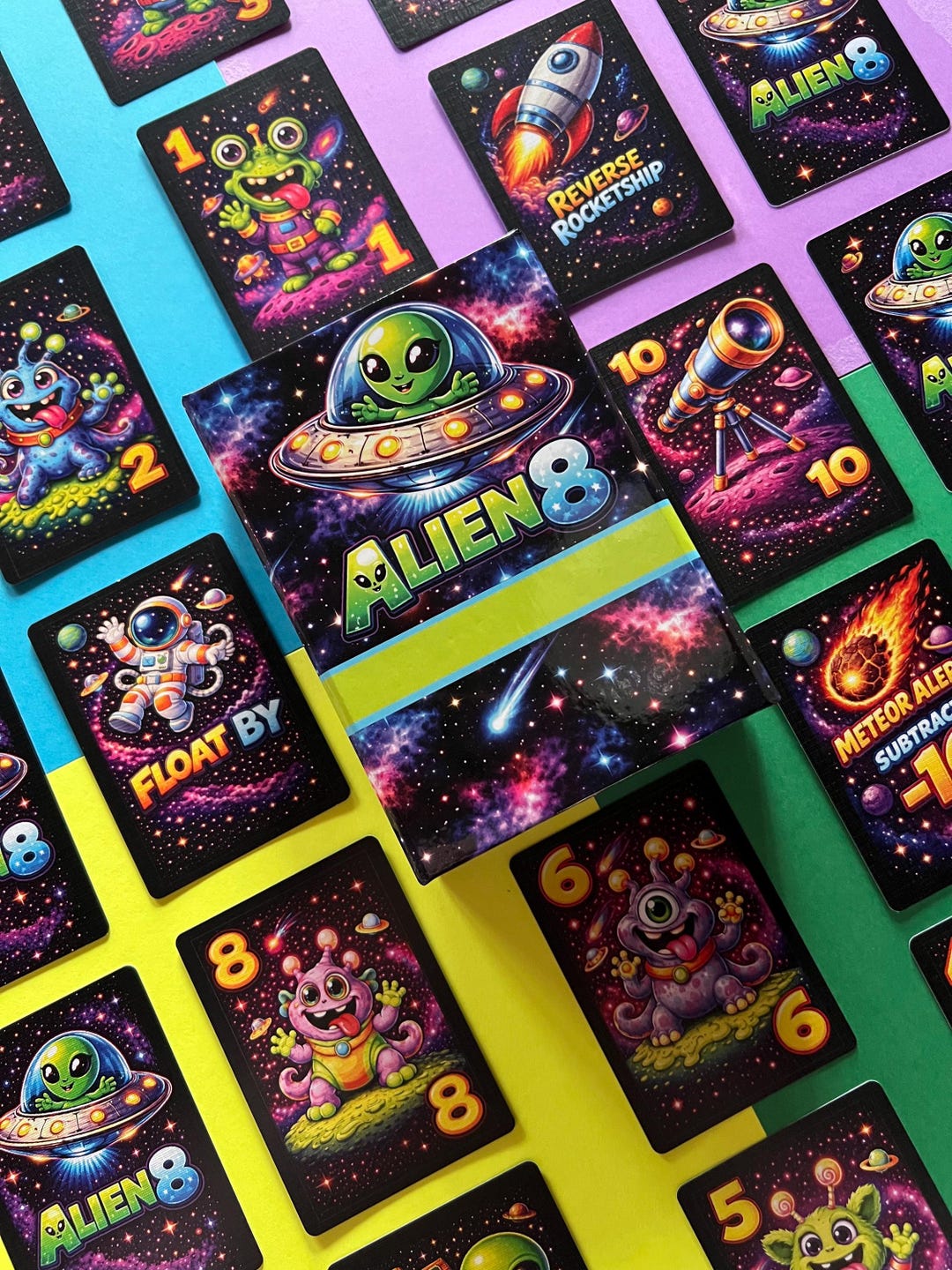 Meteors, Aliens, Stars, and Math Mayhem All in One Exciting Game! - Etsy