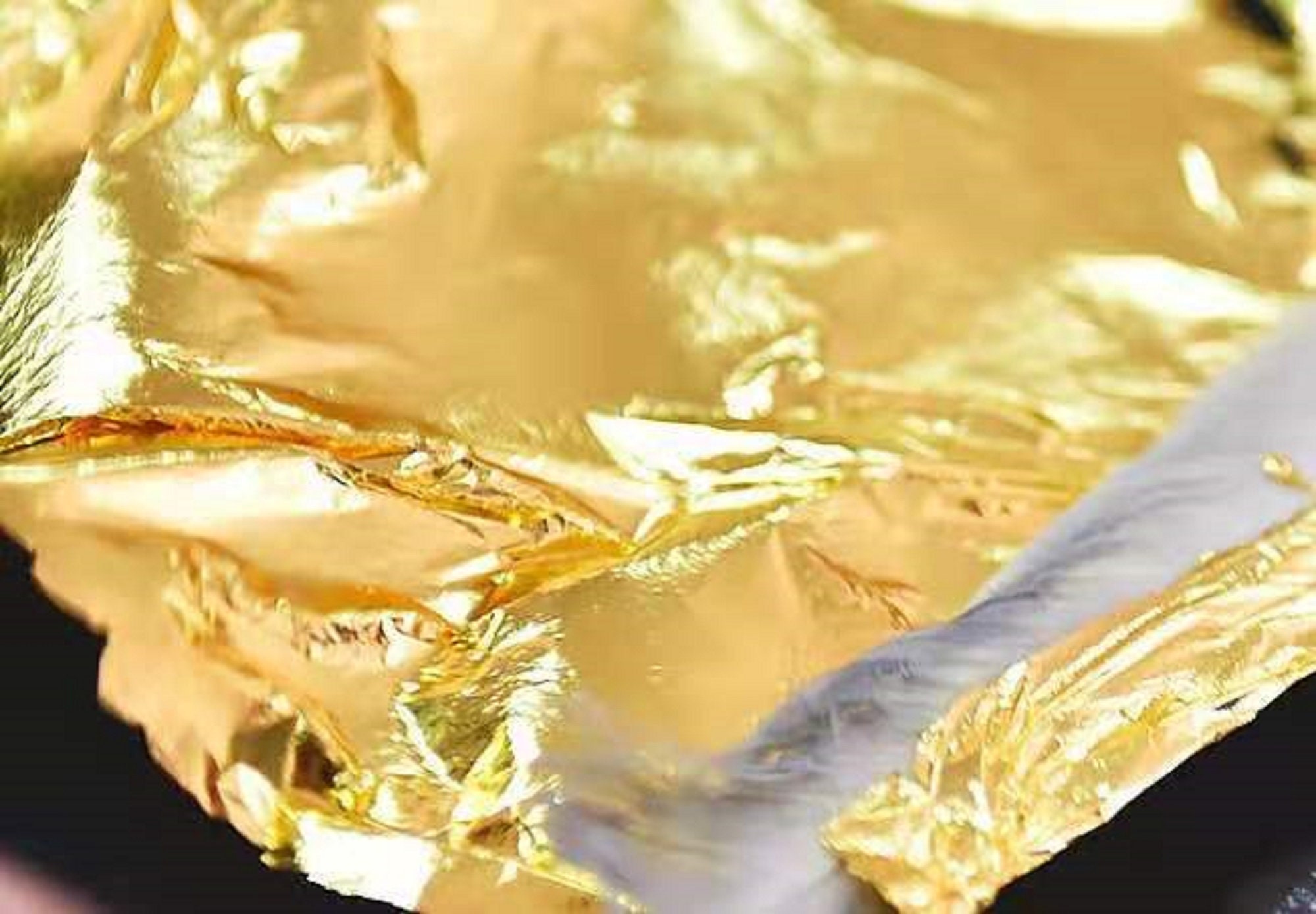Edible Gold Leaf Sheets 24K 99%/2.75 x 2.75cm | Etsy