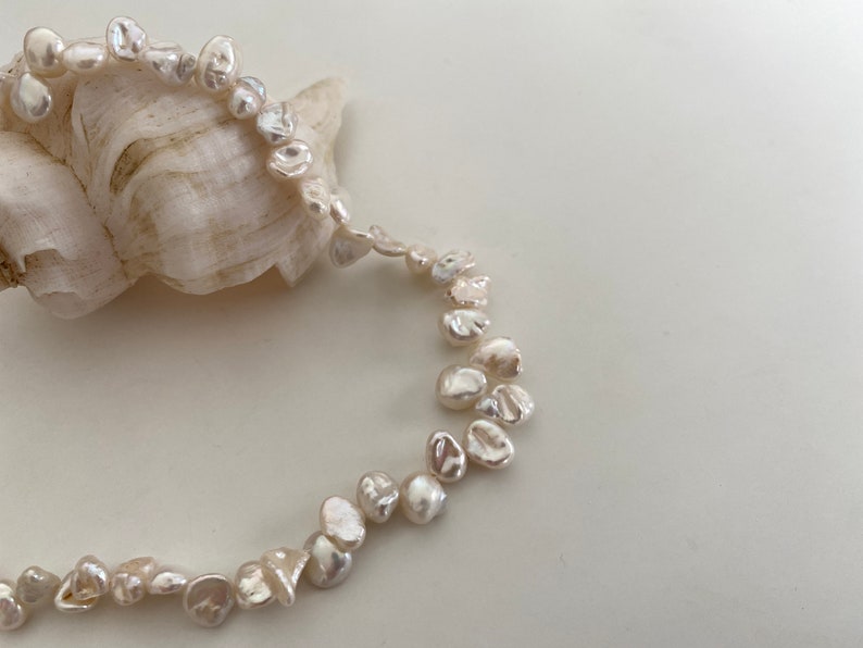 Baroque Pearl Necklace14k Gold Filledirregular Pearl Choker - Etsy