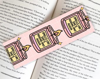 Funny Smut Bookmark, Handmade Laminated Dark Romance Book Accessory, Spicy Reader Gift