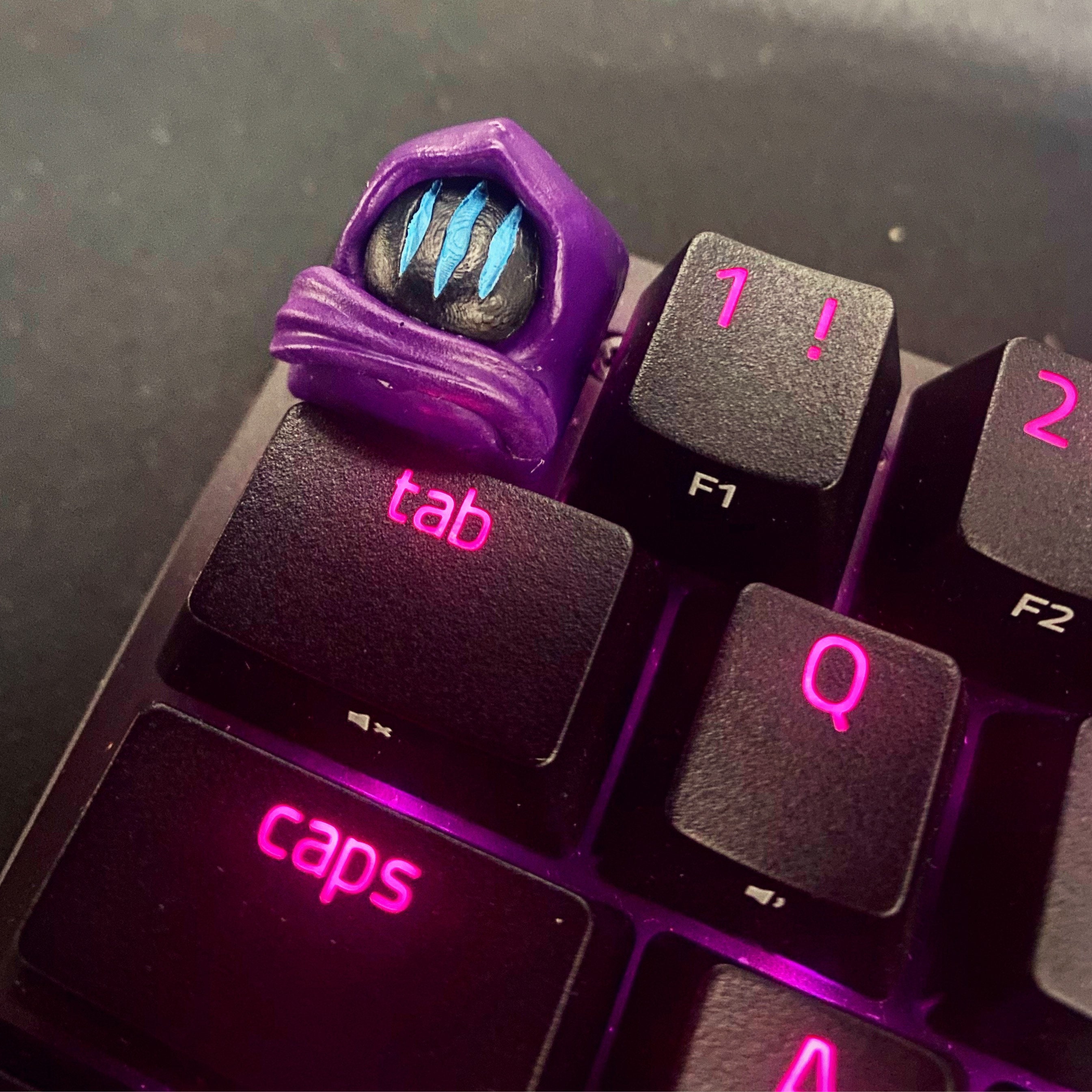 Valorant Custom Keycaps (Agent Cypher) - Laser Engraved with Each Valorant  Agent's Portrait, Skills, and Position. Fit with Any Mechanical Keyboard.