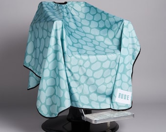 Rude Croc Mint Premium Cutting Capes Gowns Barber Hairdresser Stylist Cutter XLarge Luxury Salon Cape Gown Barbers Hairdressing Gang XXL