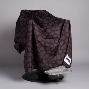 Rude Croc Charcoal Premium Cutting Capes Gowns Barber Hairdresser Stylist Cutter XLarge Luxury Salon Cape Gown Barbers Hairdressing Gang XXL