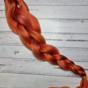 Spicy Melon Custom-Blend Pre-stretched Braid Extension
