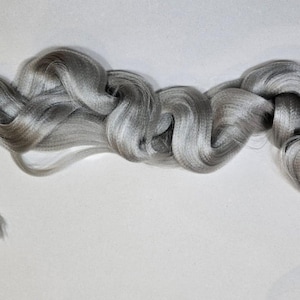 Silver Kanekalon Outre African Braids Hair Extensions