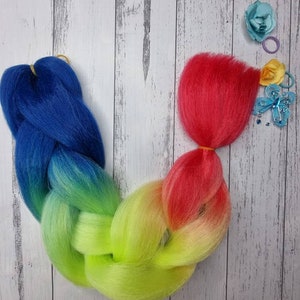 3 Tone Ombre Hair  Jumbo Braids 100g 24inches BoxBraids Dreadlocks