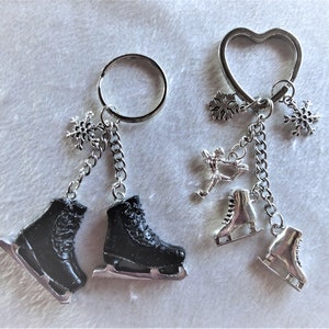 Ice Skating Shoe Keychain for an Ice Skate Fan