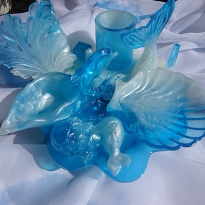 Handmade Epoxy Resin Jewelry stand / Jewelry tray / Trinket Tray