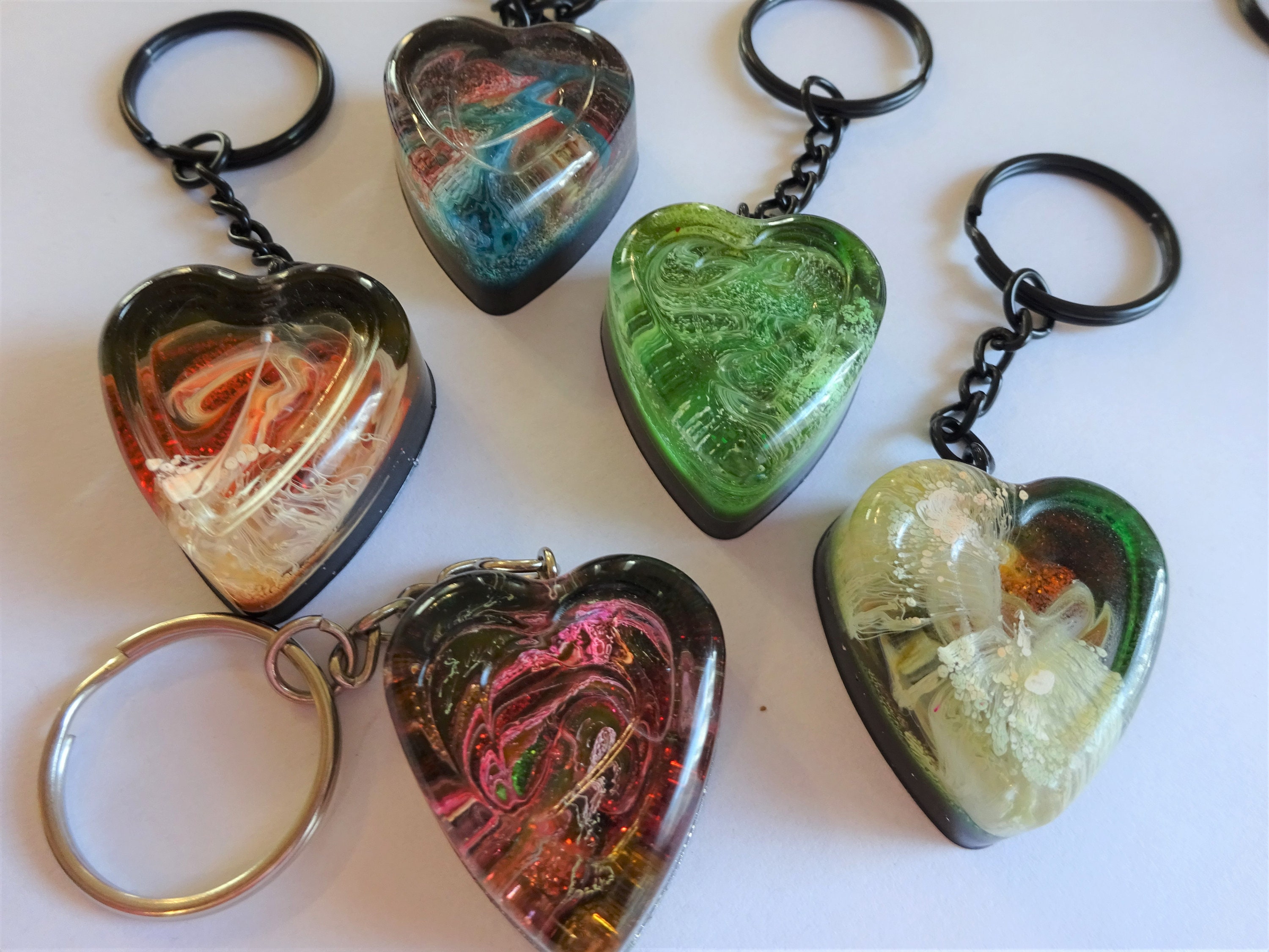 Cute Peach Heart Silicone Mold-peach Heart Resin Mold-peach Heart Keychain  Mold-heart Jewelry Pendant Mold-epoxy Resin Art Mold 