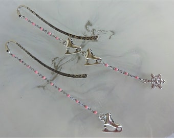 Bookmark with an Ice Skating Shoe / Gift Idea for an Ice Skate Fan
