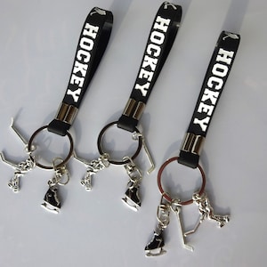 Hockey Keychain | Hokey Skate Key ring | Winter sport  | Ice Hockey Player Gift Idea