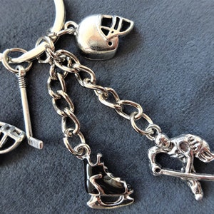 Hockey Keychain | Hokey Skate Key ring | Winter sport  | Ice Hockey Player Gift Idea