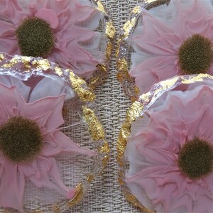 Handmade Elegant Epoxy Resin Coasters Set / Home Decor / Table Decoration / Gift Idea