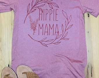 Camiseta Hippie Mamá
