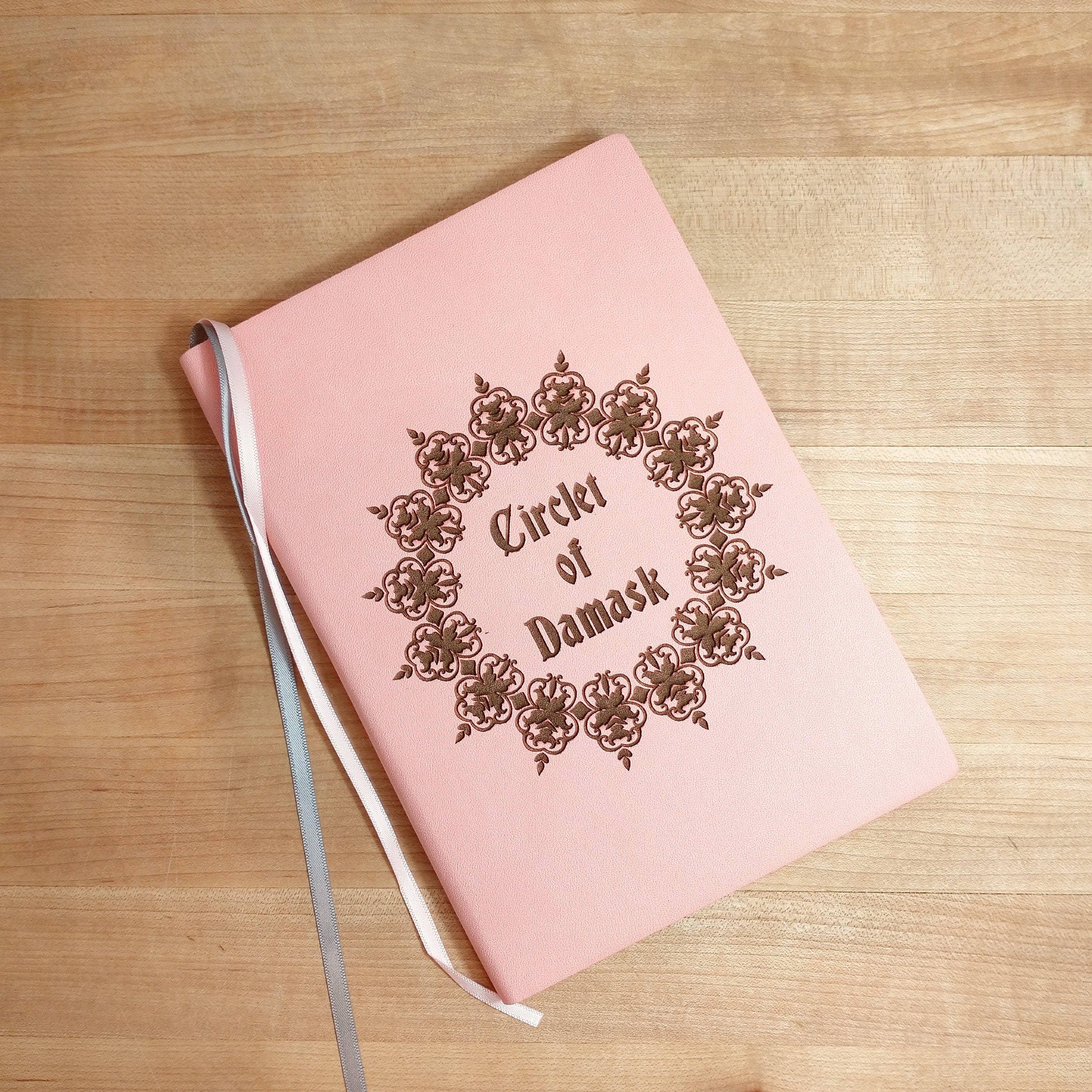 Composition Notebook Circle of Damask Design Personalized Etsy