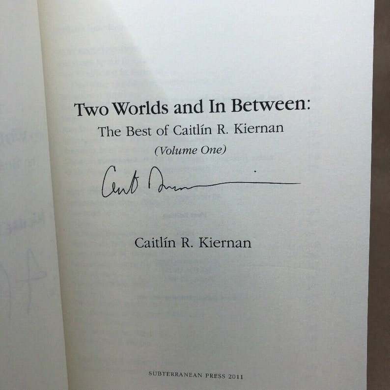 Deux mondes et entre les deux : Le meilleur de Caitlin R. Kiernan Signé, Subterranean image 5