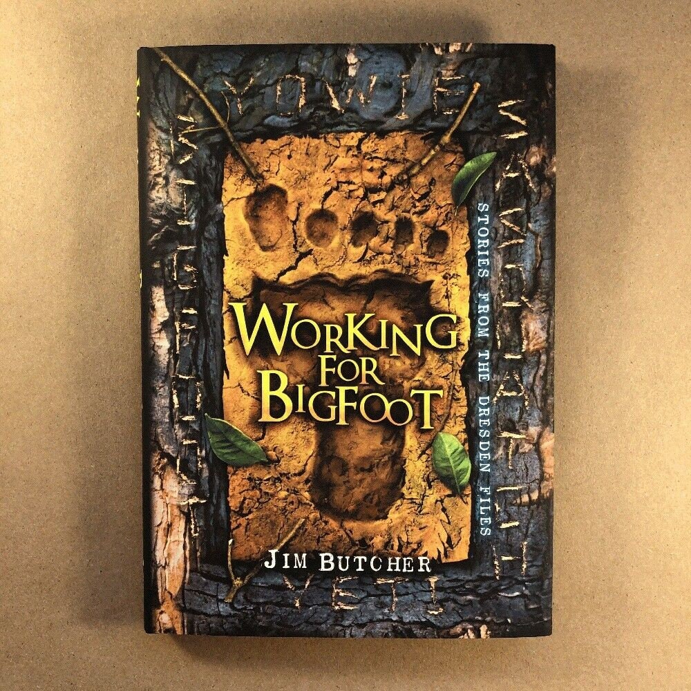 Working for Bigfoot by Jim Butcher Signed Limited First Etsy