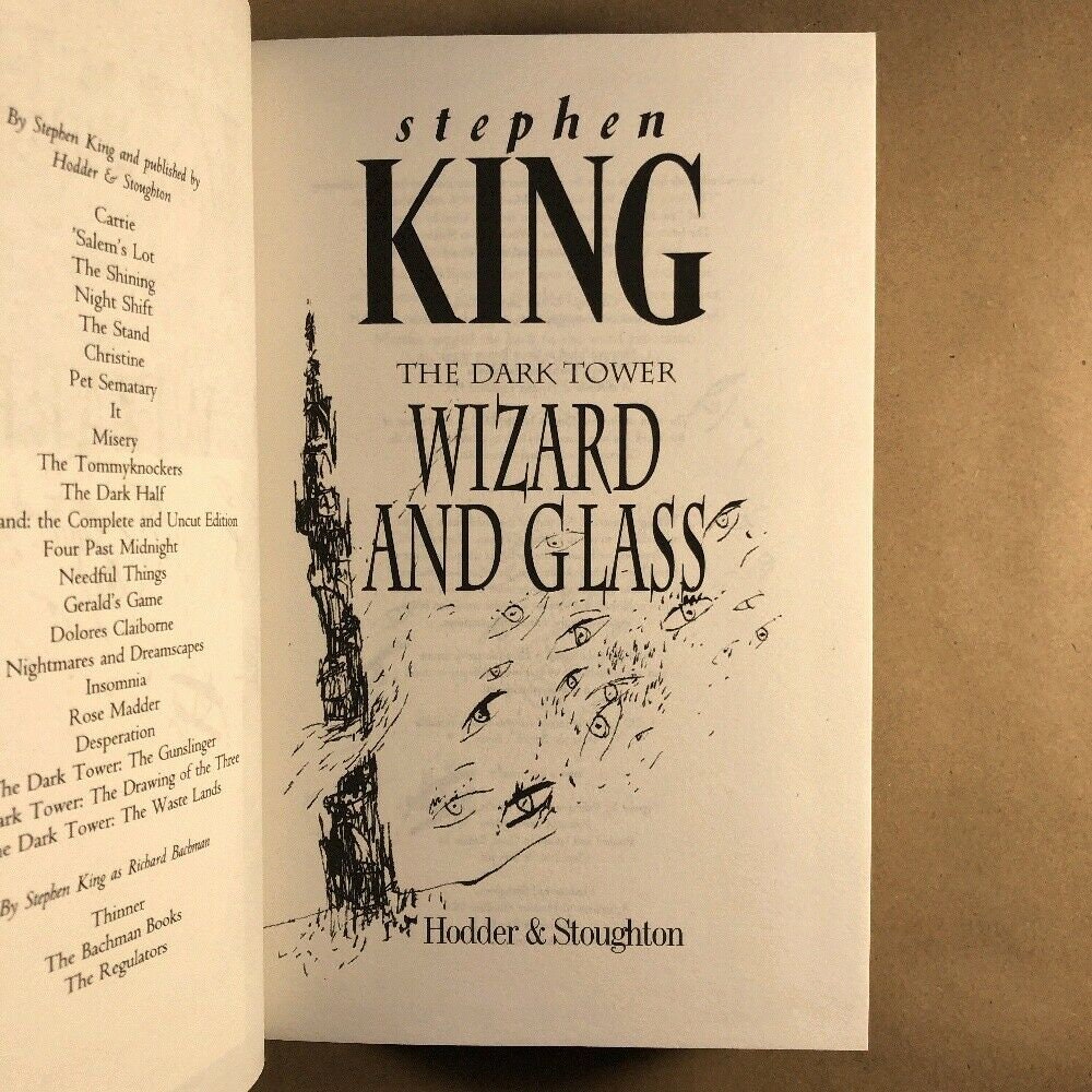 Wizard and Glass by Stephen King Signed First Limited UK Etsy