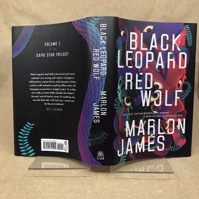 Black Leopard Red Wolf by Marlon James signed Limited, First UK Edition