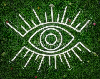 Personalize Flex LED Eyes Neon Signs Light for Wedding Party Home Decor Customize Neon Sign Bar Store Logo Neon Sign