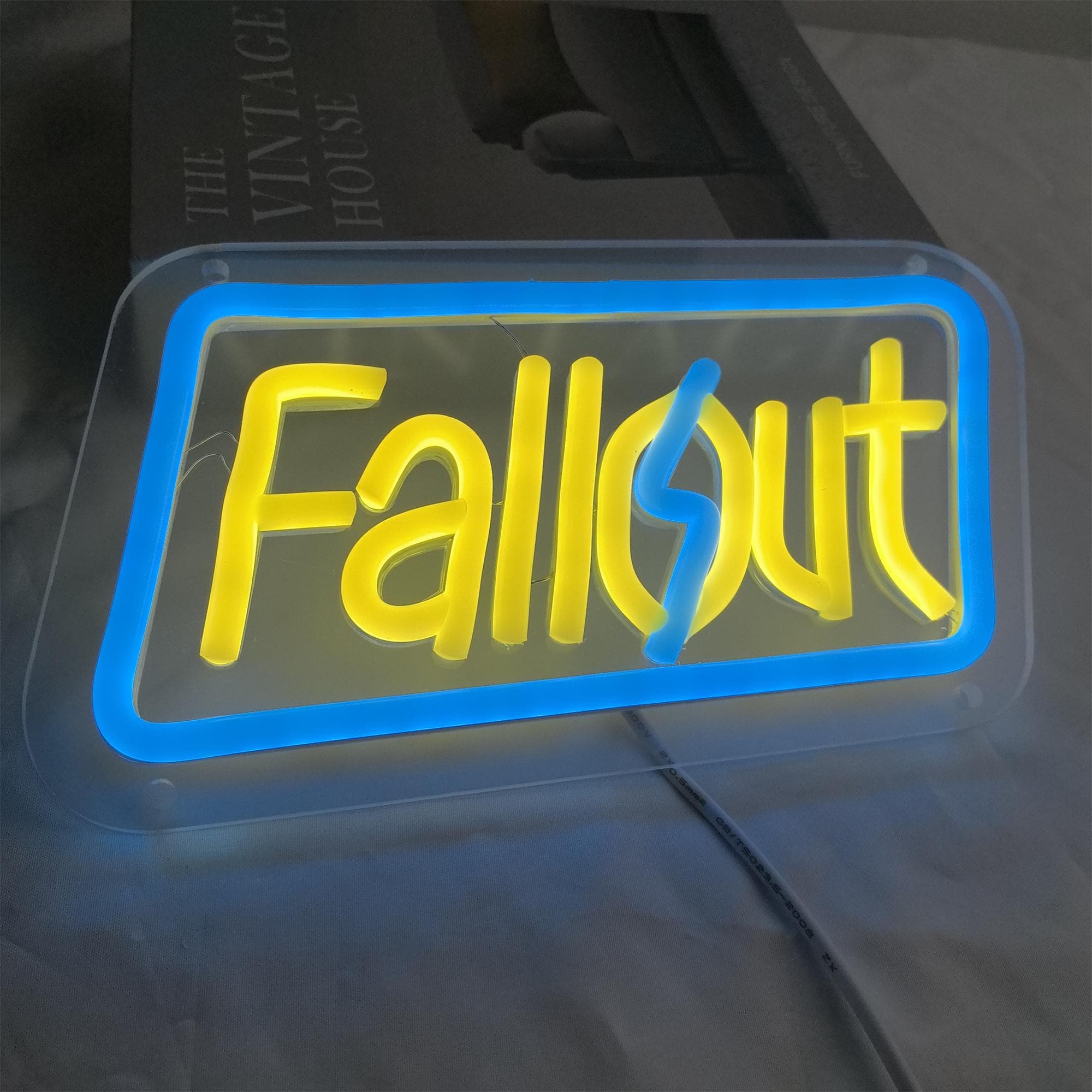 Fallout Neon Sign, Wall-mounted Gaming Room Man Cave Party Bedroom ...