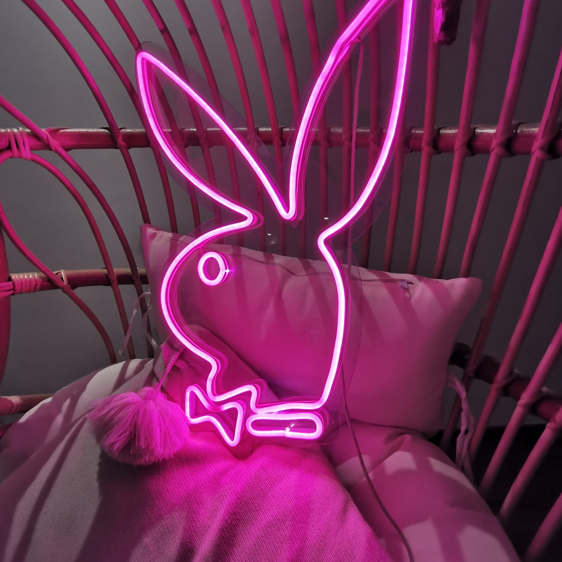 Custom Neon Sign Playboy Bunny Neon Sign Custom Wedding Neon | Etsy