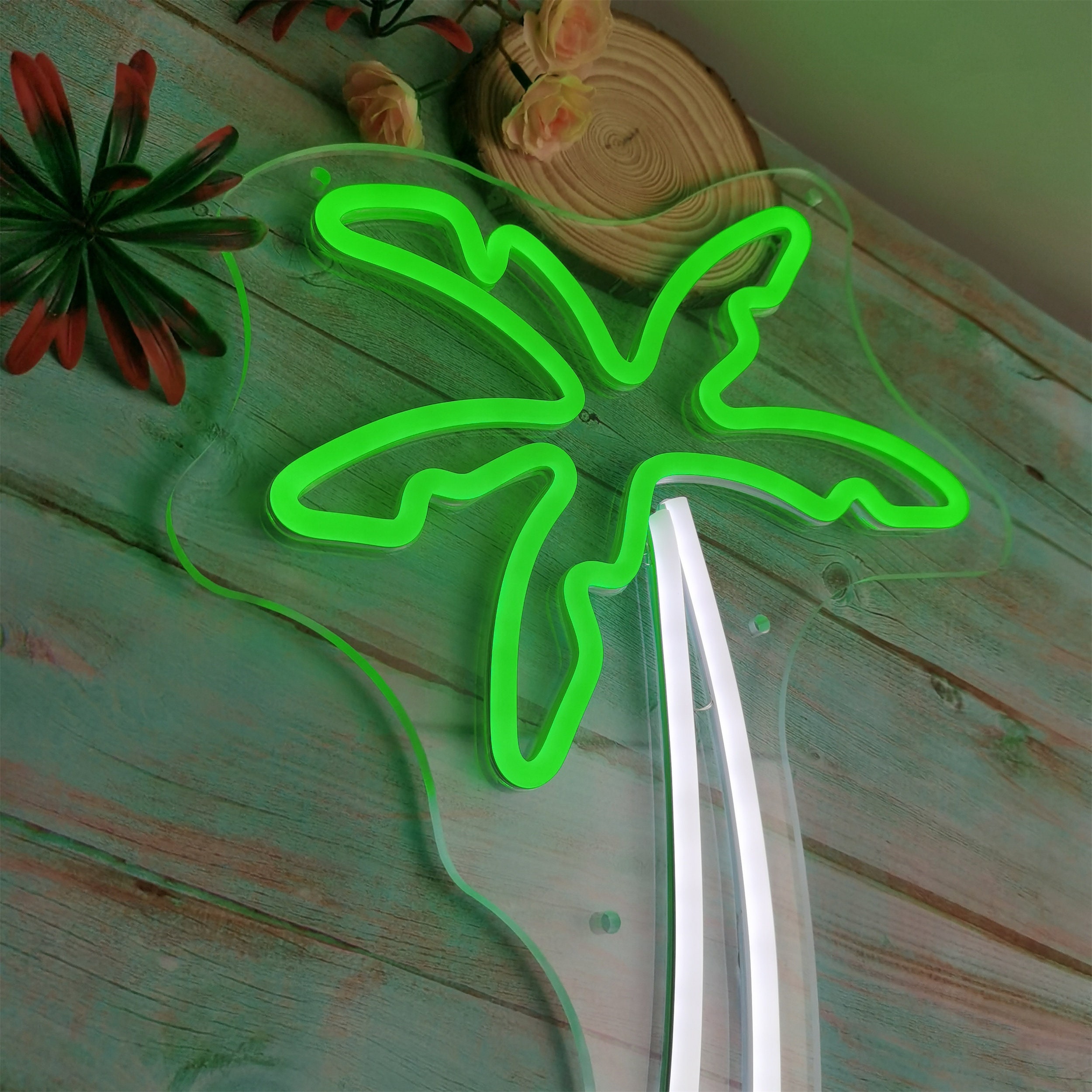 Palm Tree Neon Sign, Custom Neon Sign, LED Neon Sign, Bedroom Neon Sign ...