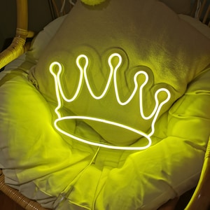 Crown Neon Sign Wedding Custom Neon Sign Flex Led Neon Light Sign Led Logo Custom Neon Sign Bride Party Room Decoration